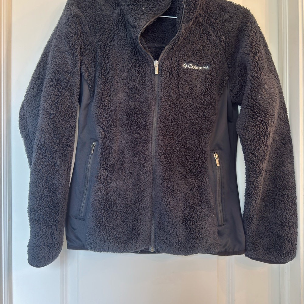 Columbia Black Fleece Outerwear Jacket